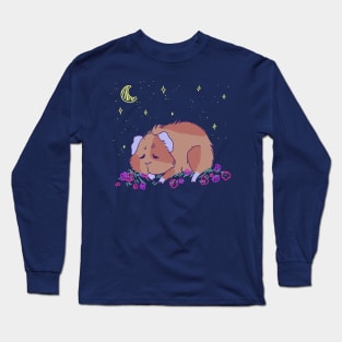 guinea pig sleepin Long Sleeve T-Shirt